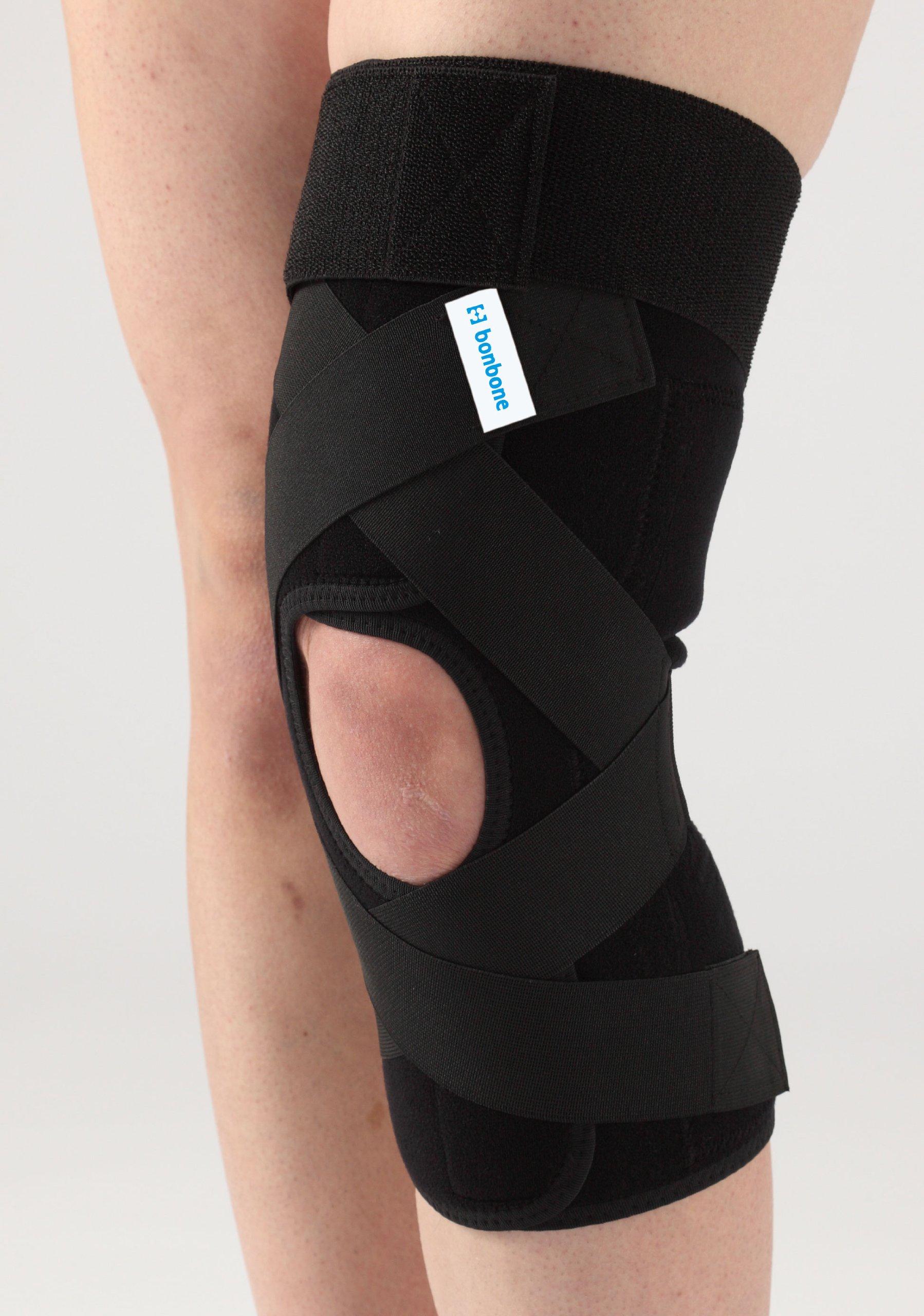 

Bonbone Knee Support Sports Knee Guard 783 Black Free Size чёрный