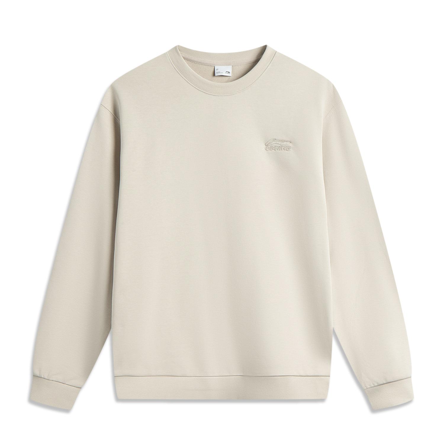 Li Ning Sports Life Collection Sweatshirt Men s Mica Gray AWDV409-2 3XL