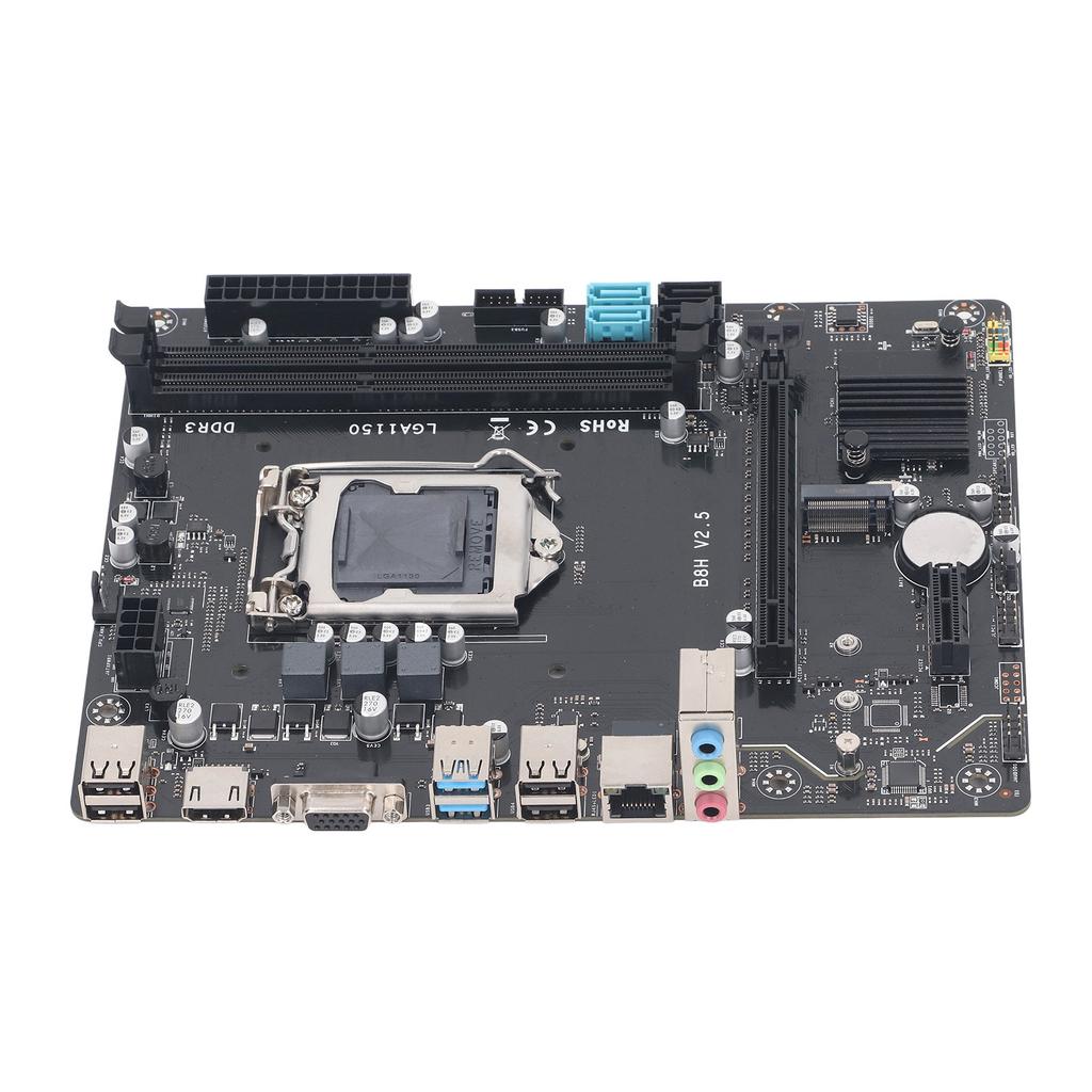 B8H H81 Computer Motherboard Dual DDR3 Channel Gaming Motherboard LGA1150 Computer Mainboard