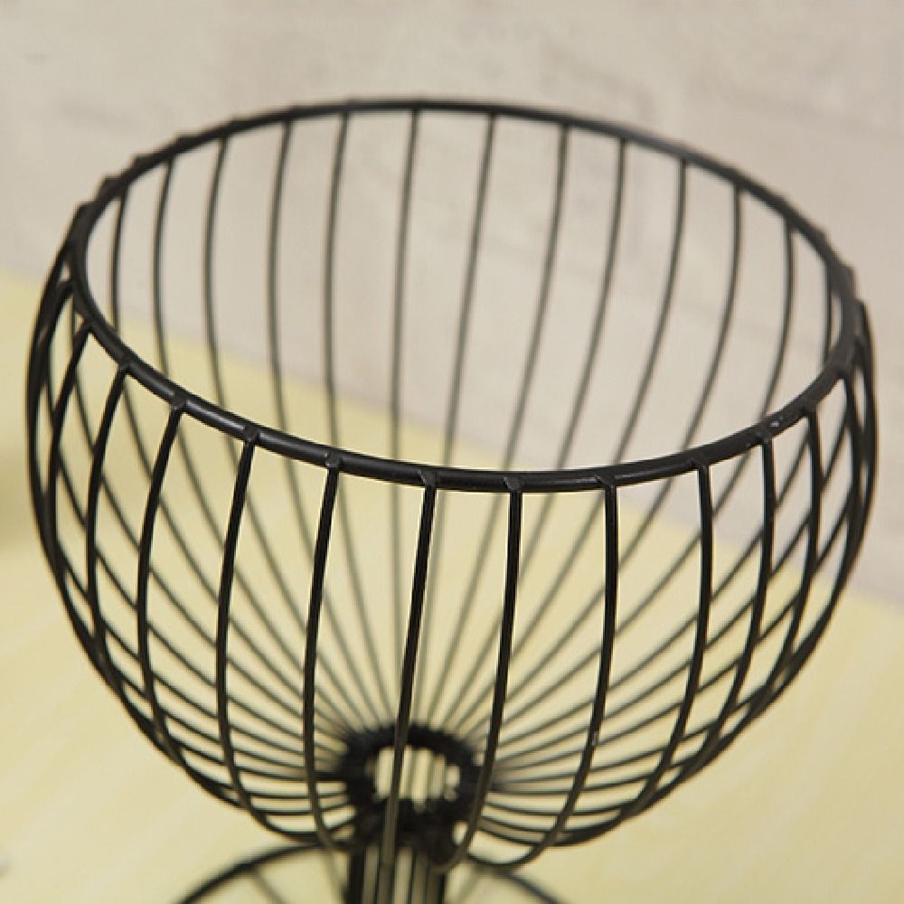 Large Capacity Goblet Shape Fruit Basket Hollow Snack Storage Tray Fruit Display Stand  Home Decor