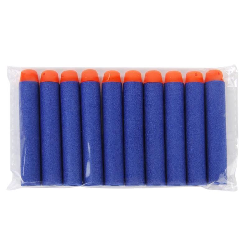100PCS For Nerf Balls Soft Hollow Hole Head 7.2cm Refill Darts Toys for Nerf Series Blasters Xmas