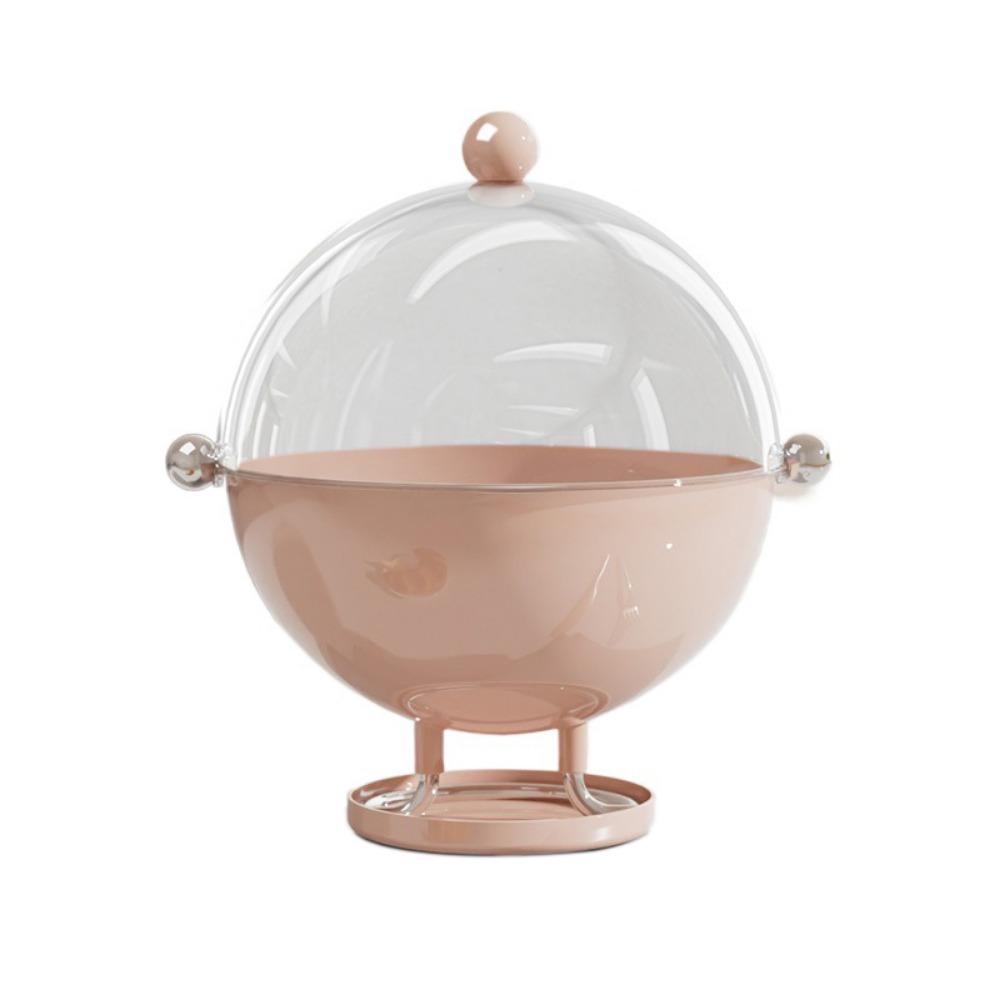 Transparent Sphere Fruit Snack Box High Footed Coffee Capsule Storage Rack  Countertop
