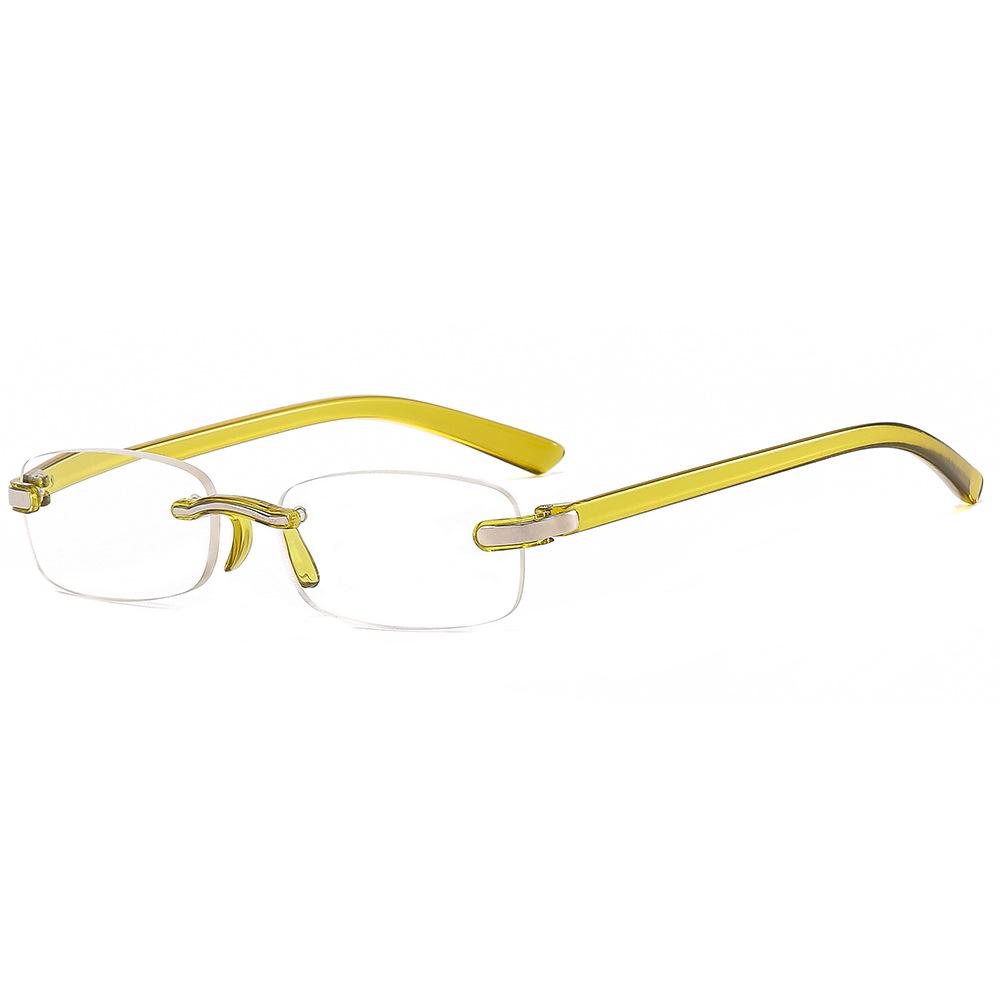 Men Women Rimless Reading Glasses New Anti Blue Light Eyewear Presbyopic Glasses +1.5 2.0 2.5 3.0 3.5 4.0 Glasses Men