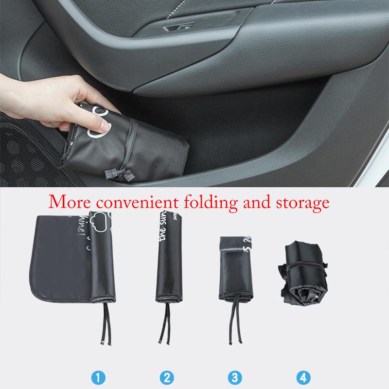 Magnetic Car Side Window Sunshade Curtains Adjustable Auto Windows Sun Visor Car Styling Animal Pattern Sun Shade Blinds Cover