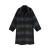 CROQUIS Men's 2023 Spring Retro Striped Mid-length Wool Coat