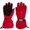Men's and Women's Ski Gloves: Five-Finger, Extended Cuffs, Non-Slip, Waterproof, and Windproof