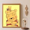 Diamond Painting Kit Unframed, Cute Winnie the Pooh, Classic Style Home Decor Craft, Perfect Gift Idea
