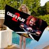 Classic Horror Movies Childs Play Anime Beach Swimming Towel Soft Absorbent Washcloth Children's Gifts For Kids Travel Camping