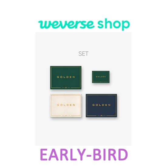 

[Предзаказ] Jung Kook (BTS) - сет соло альбомов GOLDEN (POB от WEVERSE) EARLY-BIRD