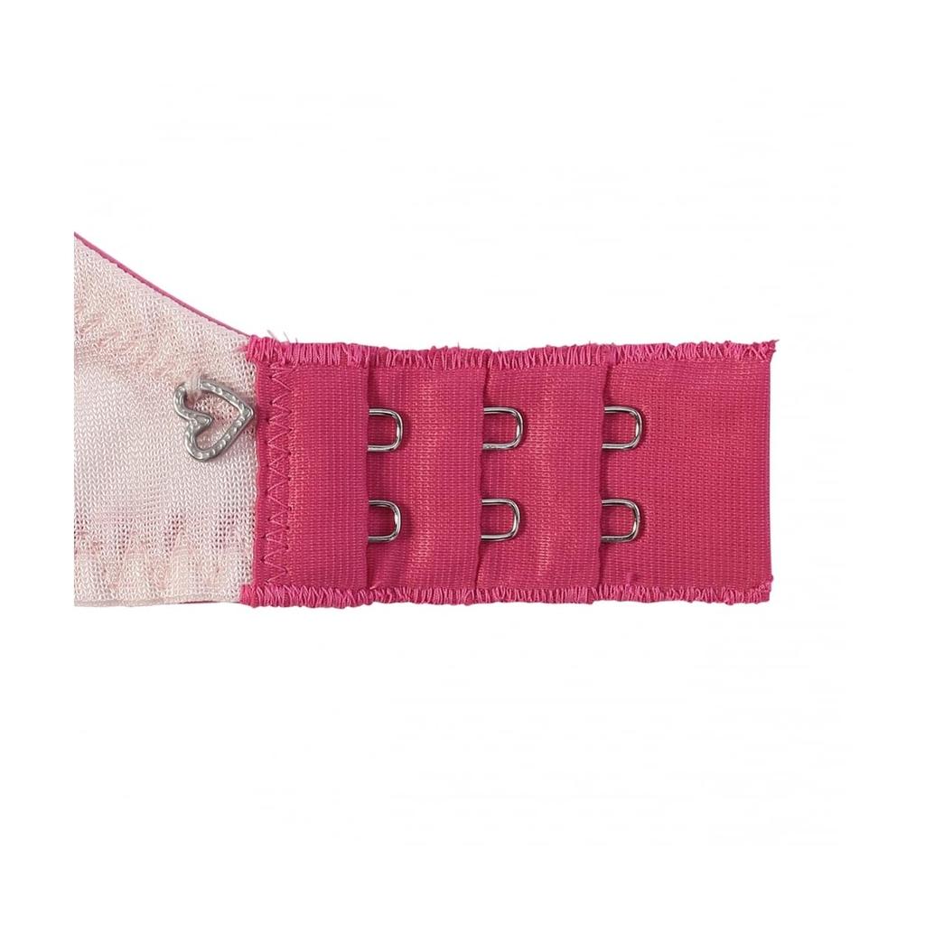 AMOSTYLE Charming Slim Line Deep V Bra Handsome Rose M015 Size F65 Glamor(R) (White)