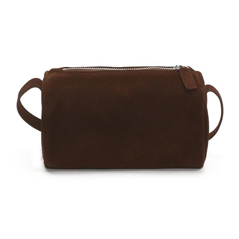 New fashion popular cylinder bag women's new retro simple pen holder bag shoulder messenger bag