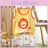 Childrens Cotton Vest Set With Animal Cartoon Prints For Summer Playwear