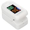 Oximeter LED Screen Fingertip Clip Type Blood Oxygen Saturation Monitor with Lanyard White