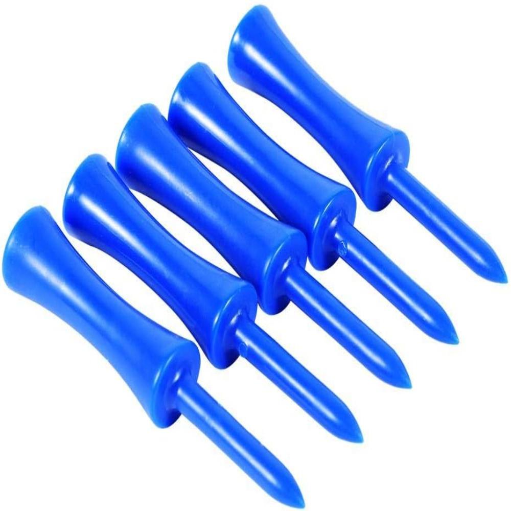 100pcs 68mm Length Unbreakable Plastic Tees 1 1/4 Inch Size Castle Golf Tees For Women