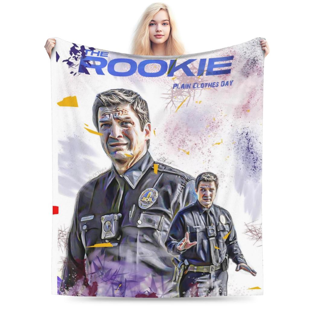 Coperte in pile per la serie TV The Rookie Coperte Morbidissime Rilassanti per Biancheria da Letto Biancheria da Letto Coperte