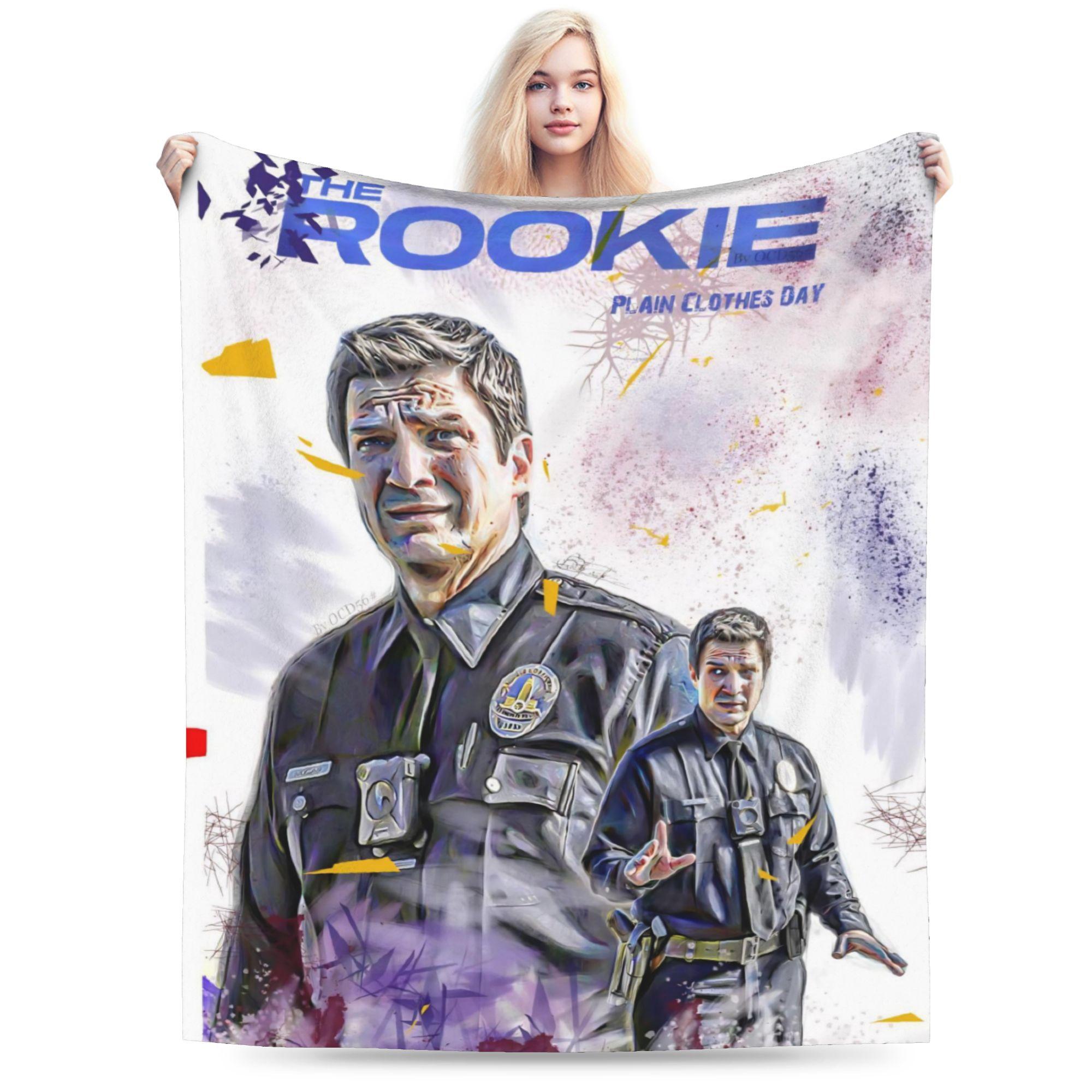 

The Rookie TV Show Blankets Fleece Relax Ultra-Soft Throw Blankets for Bedding Bedding Throws 30x40in