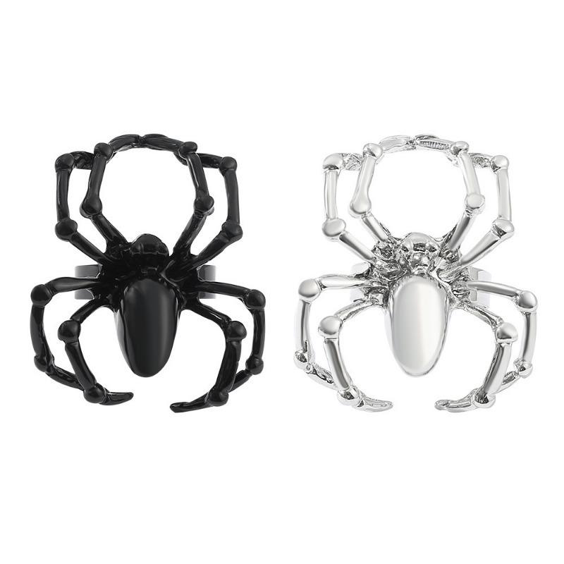 Ring For Women Gothic Punk Vintage Spider Ring Exaggeration Animal Finger Men's Adjust Hiphop Party Halloween Jewelry Decoration