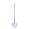 Spin Mop Bucket with Self Separation Dirty and Clean Water System Self Wringing 360 Degree Rotating Square Mop Head for Hardwood Tile Marble Floors