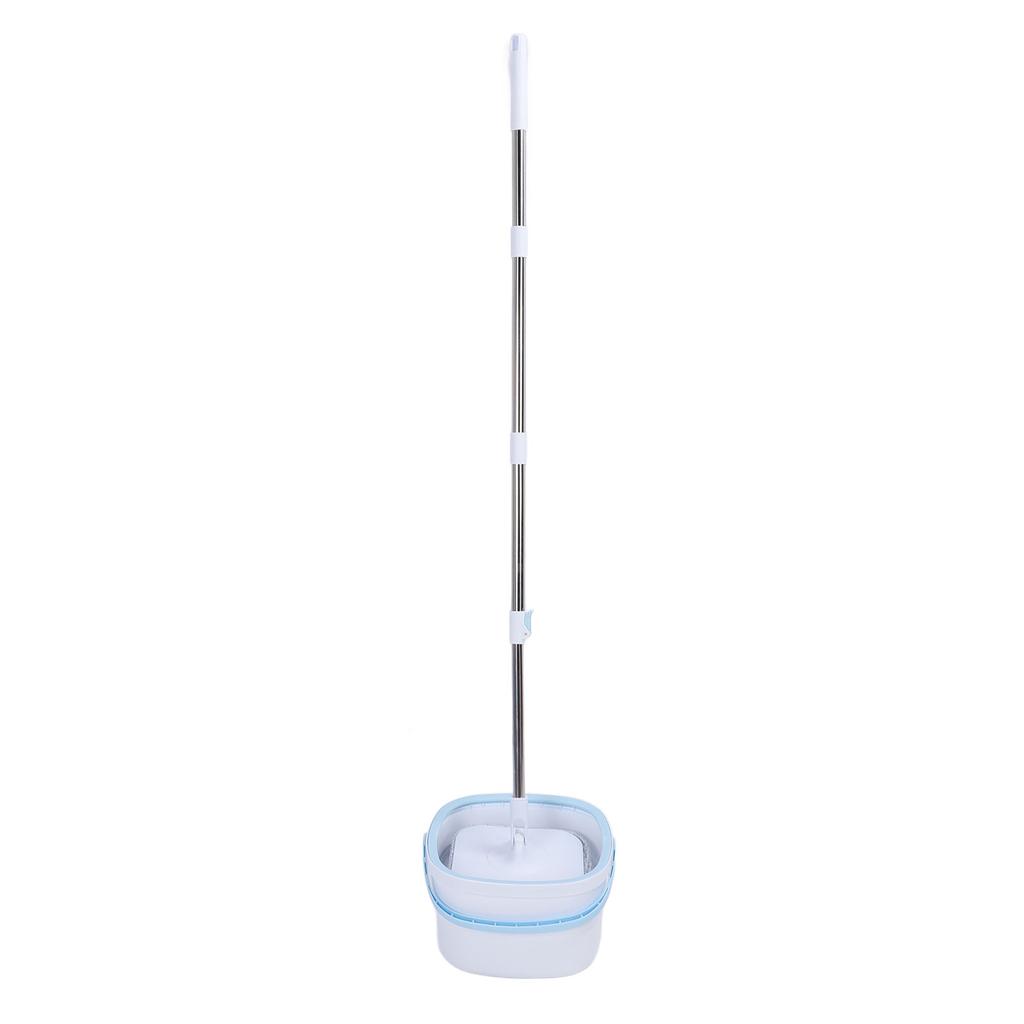 Spin Mop Bucket with Self Separation Dirty and Clean Water System Self Wringing 360 Degree Rotating Square Mop Head for Hardwood Tile Marble Floors
