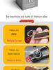 Titanium Alloy Multifunctional Car Keychain & Bottle Opener for Outdoor Use