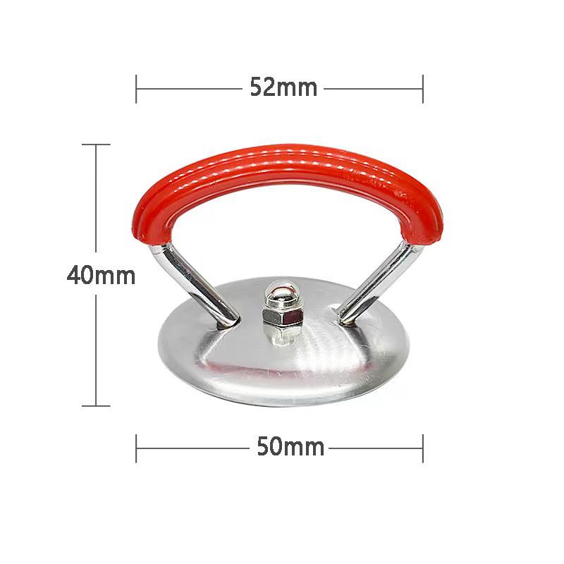 

Ручка кришки каструлі з нержавіючої сталі, стійка до високих температур, силіконова, захищена від опіків і портативна Independent Packaging (Includes Screw)