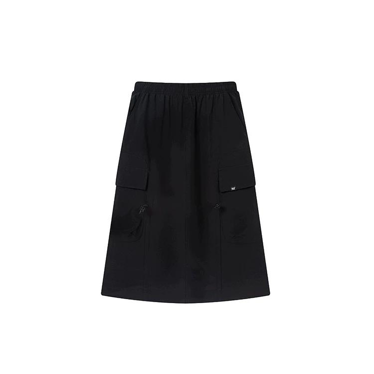 361 Degrees Authentic Women's Workwear Long Skirt Quick-Dry New Product 2025 Summer Outdoor Casual Skirt Elegant Half Skirt for Women