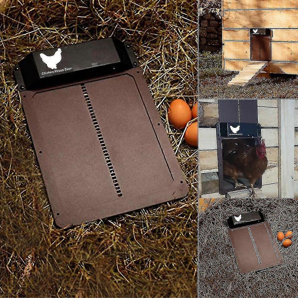 Fully Automatic Chicken Cage Door Opener, Chicken Coop Light Sensor Closer