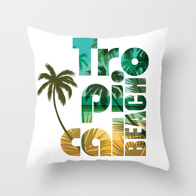 Blue Print Nordic Style Cushion Car Sofa Cushion Pillow Lumbar Cushion Cover Home Furnishings