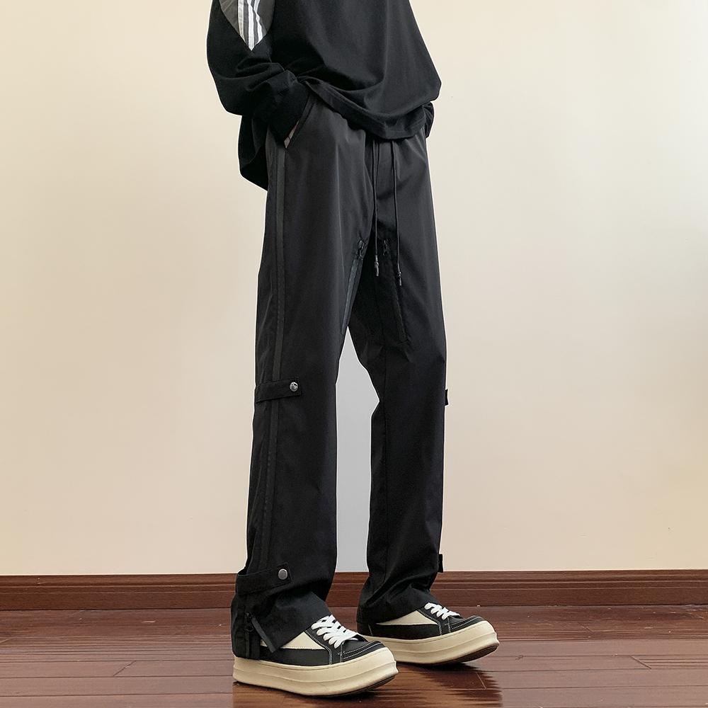 

Мужские всепогодные композитные брюки для зарядки, весна-лето, новые модные спортивные свободные повседневные брюки M чёрный