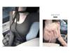 Korean Dongdaemun U-Neck Figure-Flattering Long-Sleeve Slim Fit T-Shirt for Women