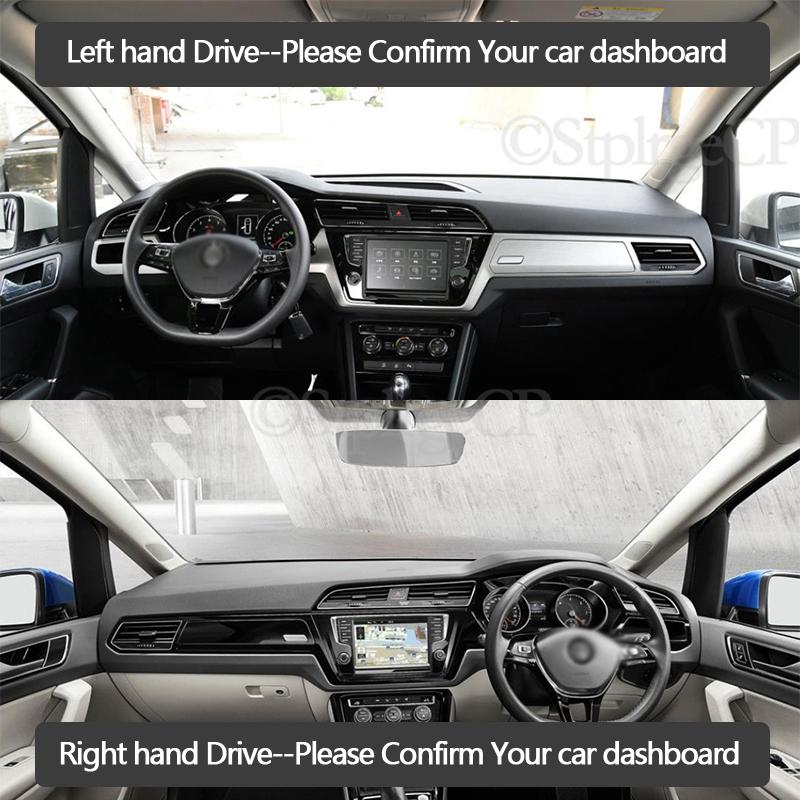 Anti-Slip Mat Dashboard Cover Pad Sunshade Dashmat Protect Car Accessories for Volkswagen VW Touran MK2 2016 2017 2018 2019 2020