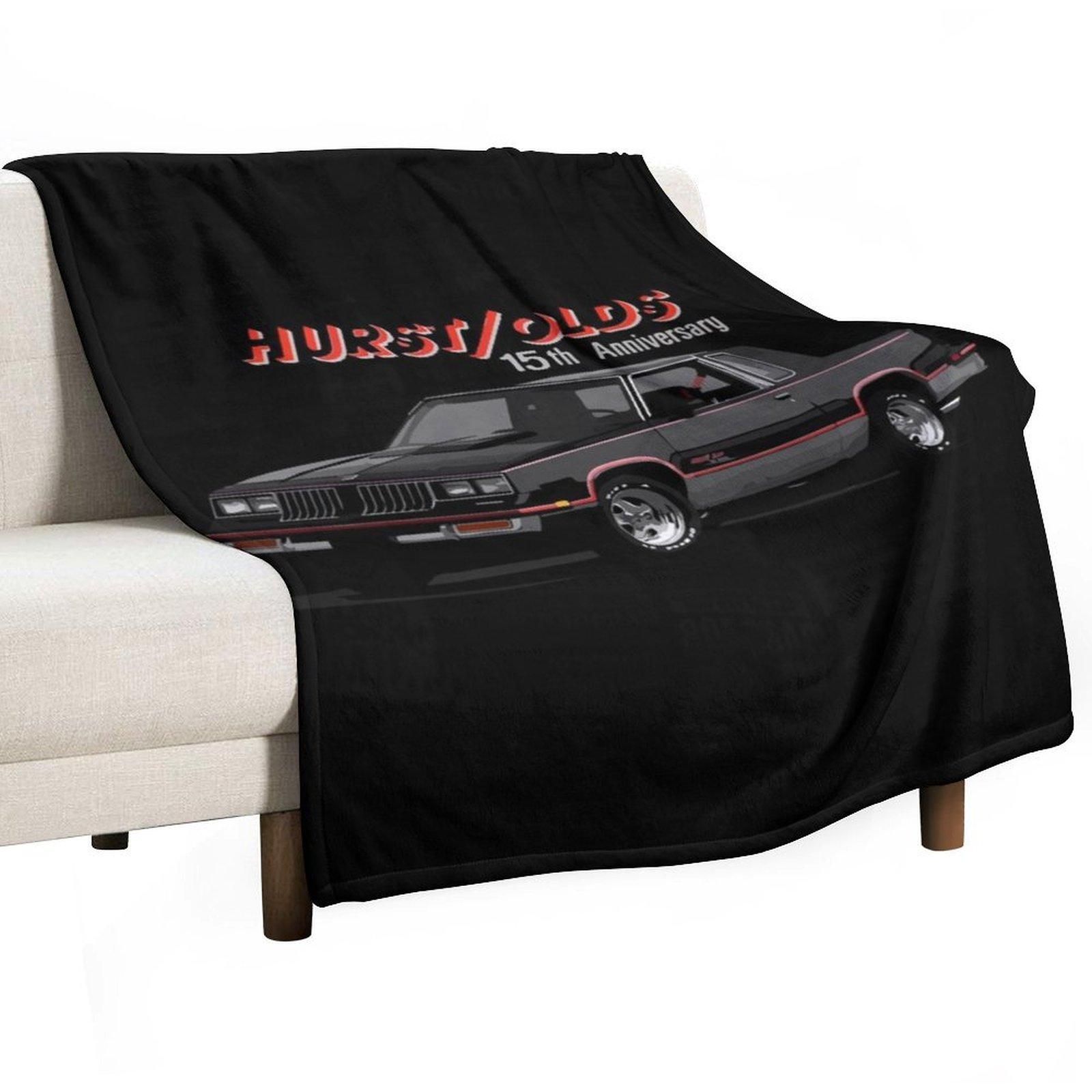 1983 Hurst/Olds Cutlass Throw Blanket Baby Stuffeds valentine gift ideas Thermal Blankets 30x40in