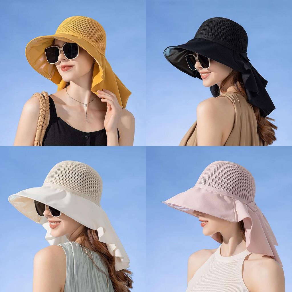 Summer Womens Wide Brim Sun Hat With Breathable Cotton For Outdoor Sun Protection