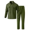 Men's Double Pocket Lapel Jacket Casual Sports Long Sleeve Jacket Pants Set
