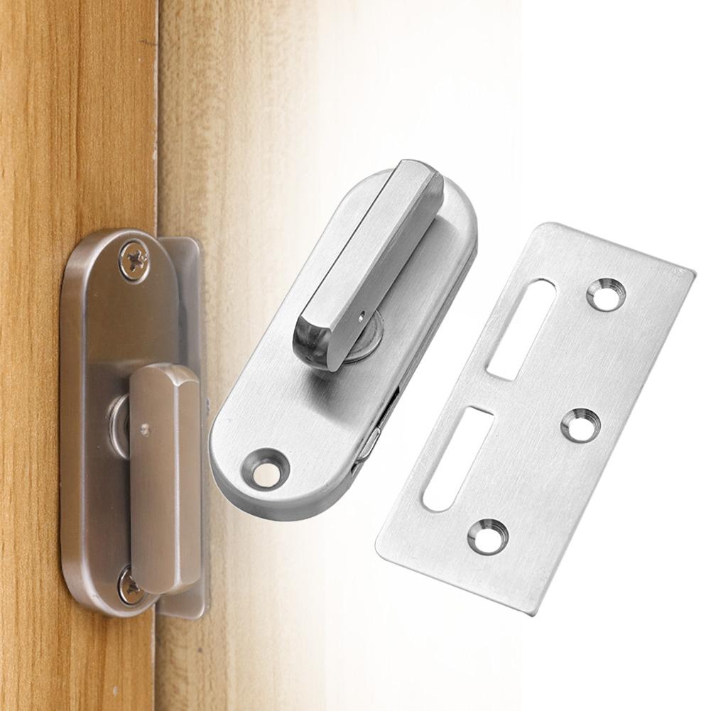 Latch Door Lock Most Door Flap Locks Exquisite Reinforced Safety Silver Stainless Steel For Most Door Flap Locks Safety