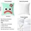 Style Cute Expression Cushion Cover Soft & Easy-Wash Pillow Case – Versatile For Couch, Bed, Travel And Office