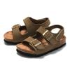 Spring New Products Kids Frosted Cork Sandals Boys Beach Shoes Girls Student Slippers Outdoor KWN