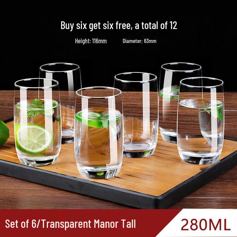 ZISIZ Heat-Resistant Glass Cup Set
