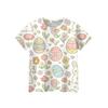 Children's Easter Printed Round Neck Short Sleeved Casual T-shirt