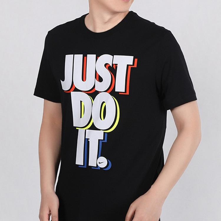 Nike Running Training Fitness Breathable Short Sleeve T-Shirt Men Tops Black CK2784-010