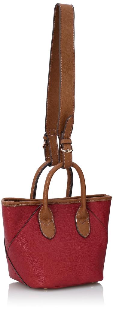 [Maison Vert] [Schrumpfendes Kunstleder, Leicht] Verwandlungsfähige 2-Wege-Mini-Tasche