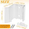 LhyBtm 4 Pack RV Sliding Mirror Door Latch Universal Mirror Closet Door Latch Universal Sliding Mirror Door Catch Replacement for RV Camper Motorhome