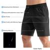 Bike Riding Shorts Padded Men Breathable Skin-Friendly Men's Cycling Shorts Removable Inner Lining Quick-drying 3D Tailoring Black EU Size L
