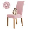 Husa Jacquard Impermeabilă Reglabilă pentru Scaun 2026 Culoare Uni Lux Husa pentru Scaun de Masă Dining Spandex pentru Casă Cameră de Dining Banchet Hotel