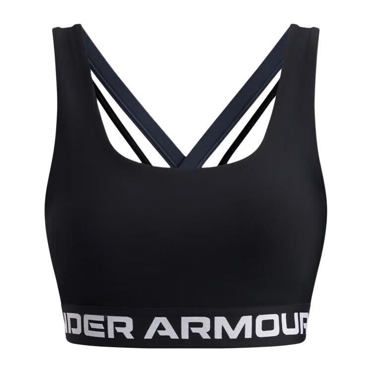 

Under Armour Съемные мягкие чашки Средняя поддержка U-образный спортивный бюстгальтер Женское нижнее белье 1390377-005 S