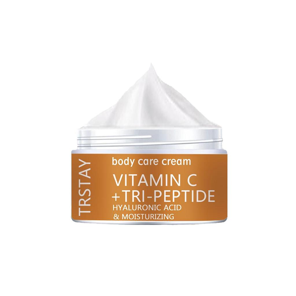 Crema hidratantă pentru corp conține vitamine, antioxidanți și colagen cu peptide trimerice pentru îngrijirea pielii, repararea pielii deteriorate și hidratarea pielii