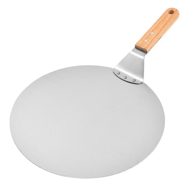 Good-Fixed Handle Stainless Steel Pizza Peel Transfer Spatula Baking Tool For Pizza Making