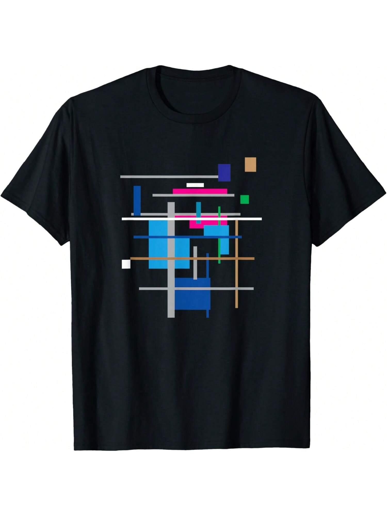 Abstract Minimalism Design Simple Minimalist Pattern Lover T-Shirt S разноцветный