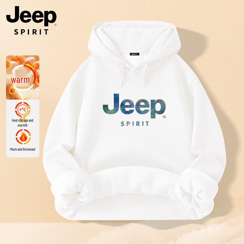 JEEP SPIRIT Men's Fleece Lined Hoodie