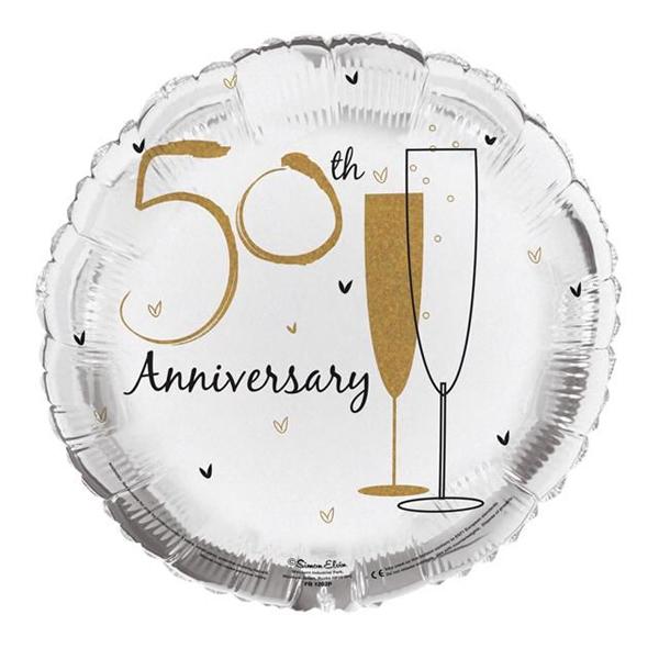 Simon Elvin 50th Anniversary Foil Balloon